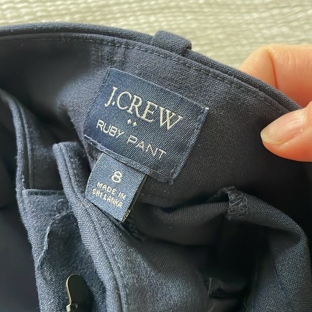 J.Crew Ruby Black and Navy Dress Pants - Picture 3 of 4